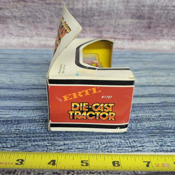 Vtg Ertl 1/64 scale Massey Ferguson 4880 4wd articulating diecast tractor red - Picture 7 of 10